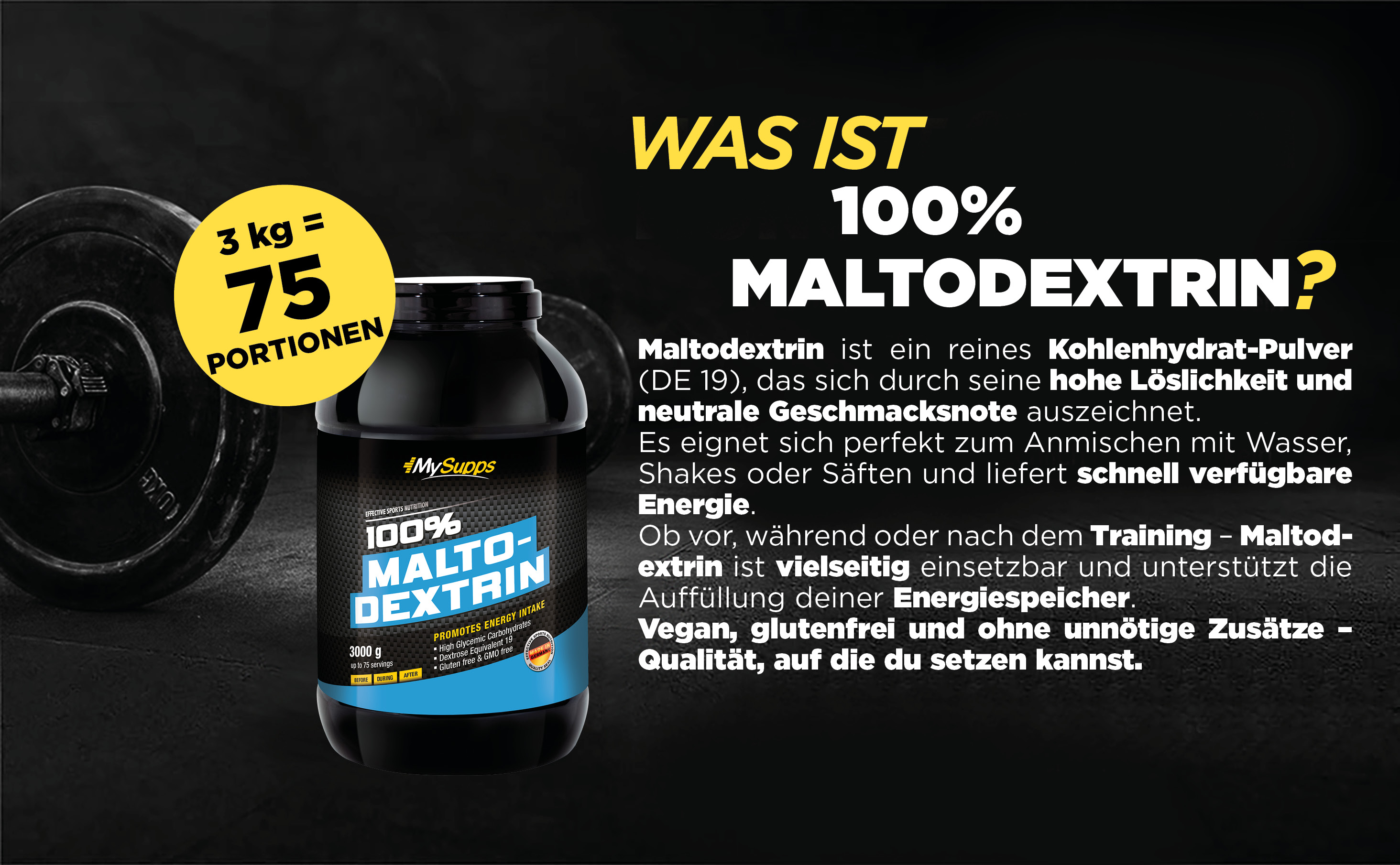 100 % Maltodextrin