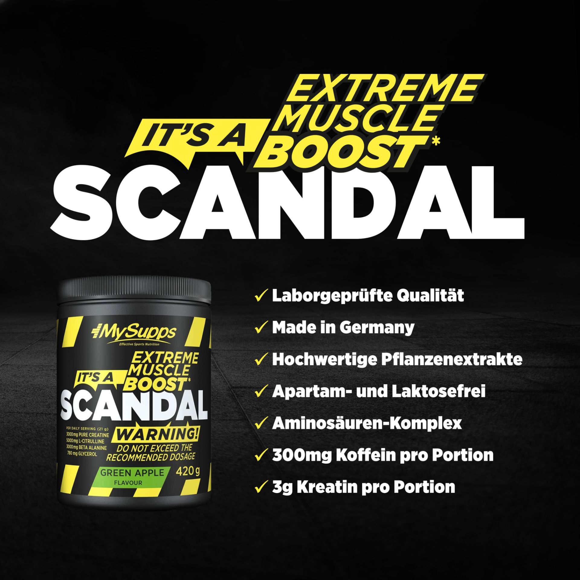 Extreme Muscle Boost Scandal Informationsbanner Extreme Muscle Boost Scandal Informationsbanner