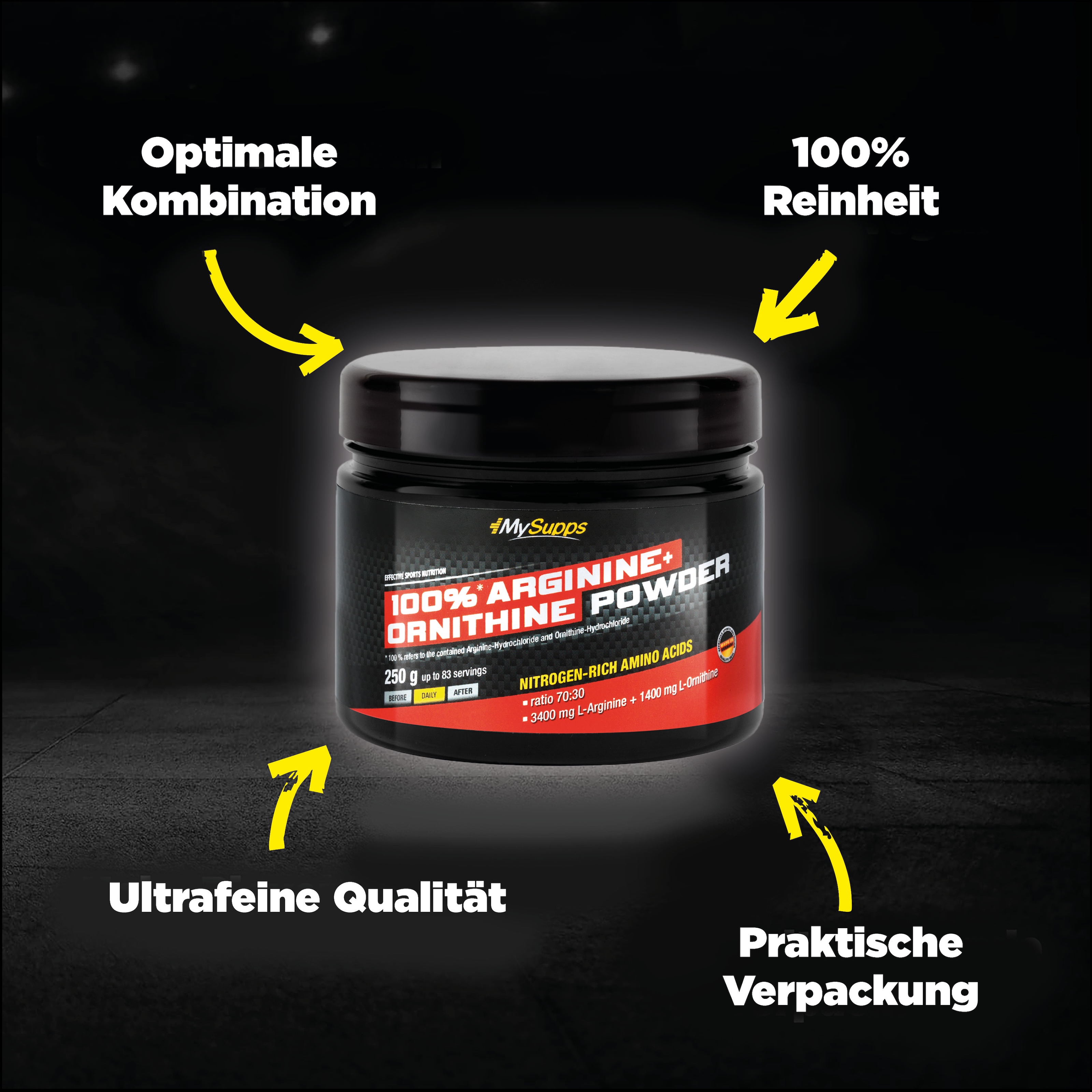 100 % Arginine + Ornithine Powder