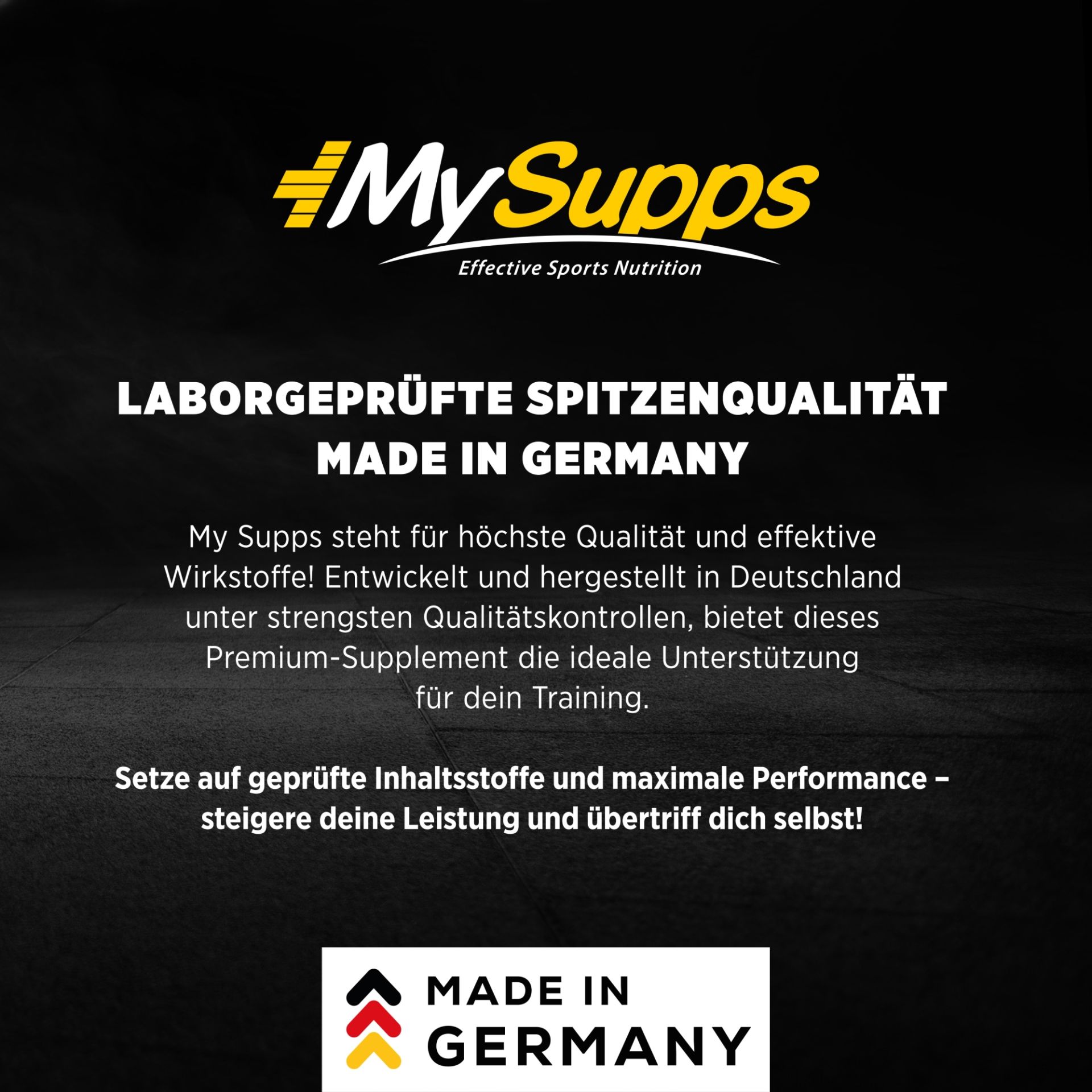My Supps Information My Supps Information