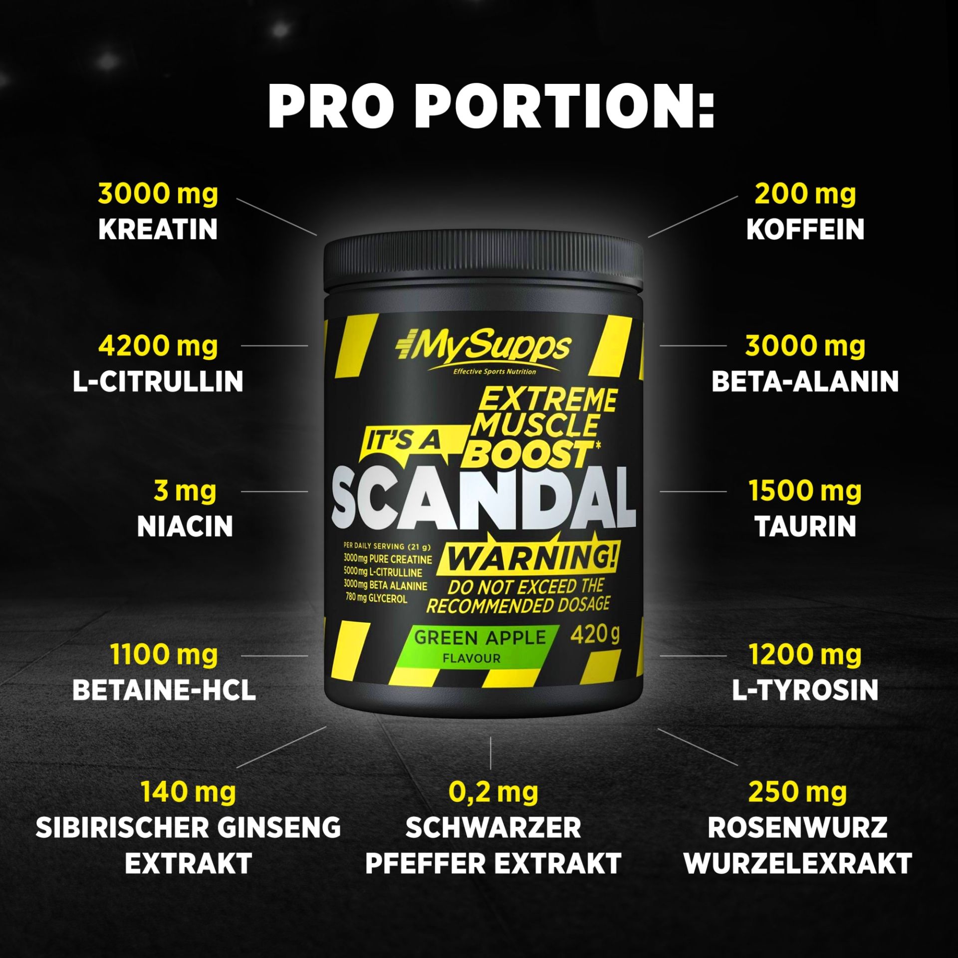 My Supps Extreme Muscle Boost Informationsbanner My Supps Extreme Muscle Boost Informationsbanner