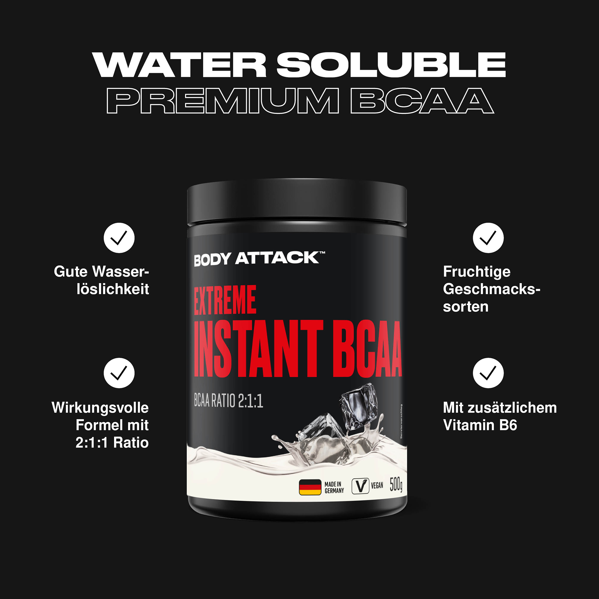 Extreme Instant BCAA Informationsbanner