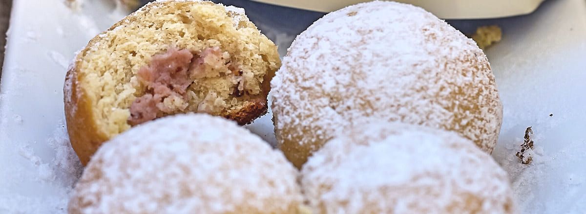 Buchteln mit Quittenmus-Füllung Buchteln mit Quittenmus-Füllung